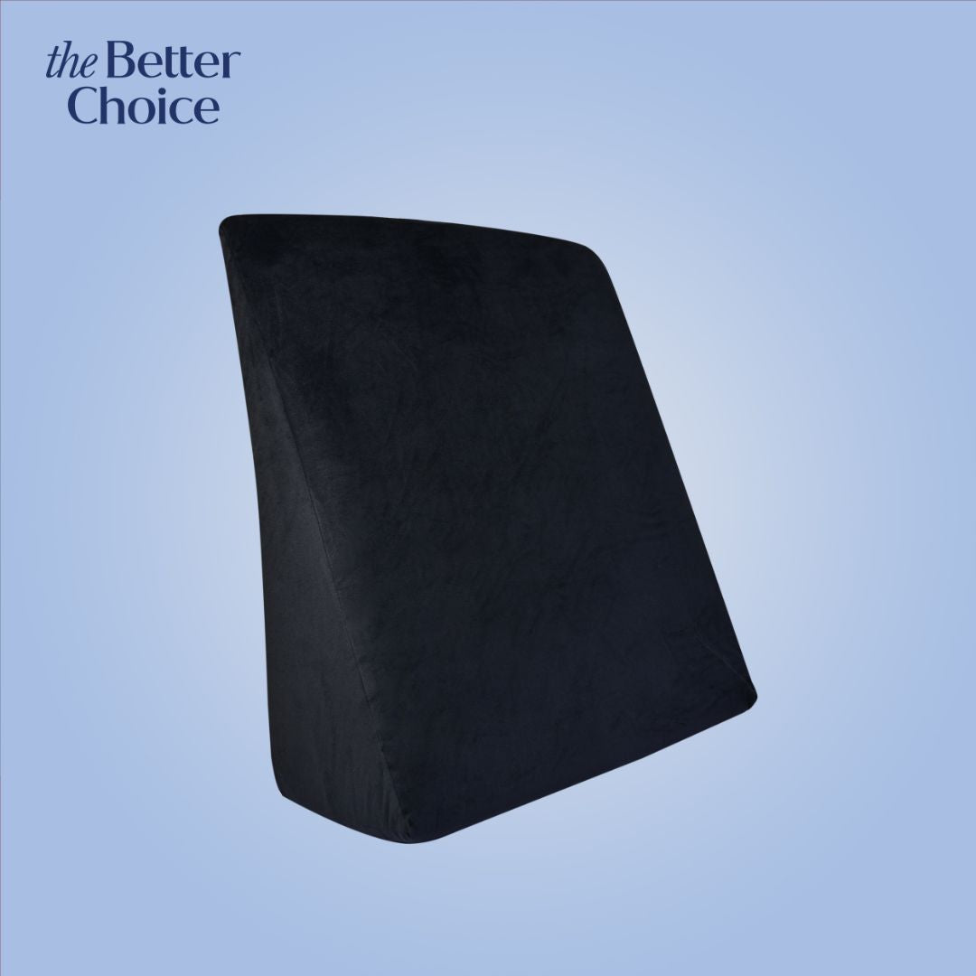 Memory Wedge pillow is designed for leg elevation, promoting improved Blood circulation